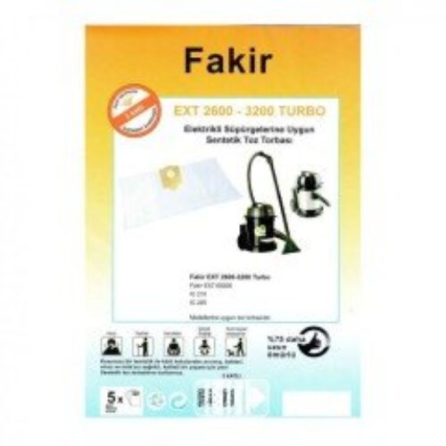 Fakir Elektrikli Süpürge Torbası (5 adet)