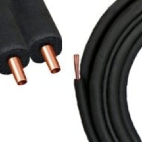 İzolasyonlu Klima Bakır Borusu Ecutherm 2-1/2” 080+3/4” 100/ 9mm – Siyah