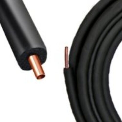 İzolasyonlu Klima Bakır Borusu Ecutherm-1/4” 0.80 / 9mm – Siyah / B Class