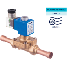 1/2'' Kaynaklı 10 Mm Orifisli Pilotlu Tip Solenoid Vana 220v